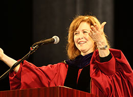 Photo of a woman speaking. Links to Closely Held Business Stock
